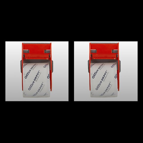 Clear Packaging Tape 2-Pack Heavy Duty With Dispenser, 2" x 22.2 Yd Pack of 2 - Picture 1 of 4